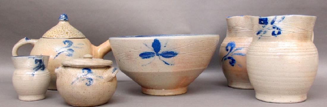 8 Pcs Jugtown Pottery (1 of 3)