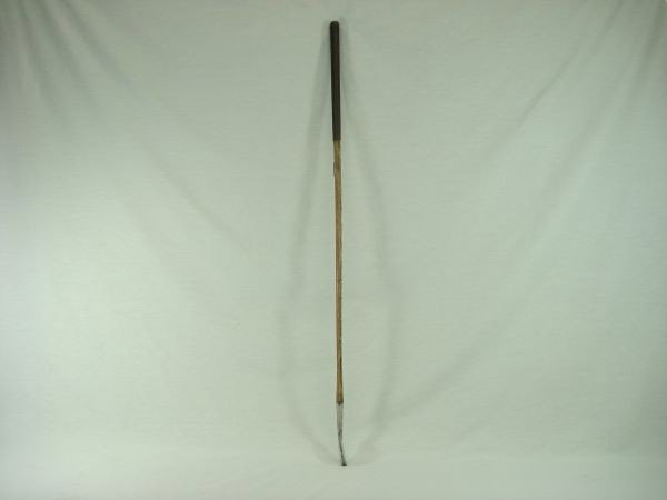 Champion Golf Club: Wooden Championship Golf Club: A.G.C Tisdall Cleek, includes dates 1921-1933 and 1935 with engraved winners names. L.41"
