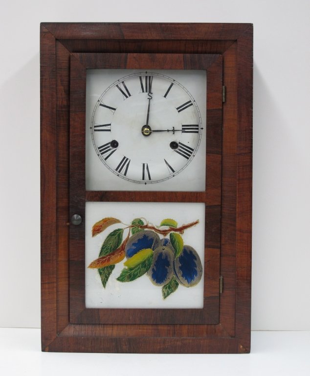 Shelf Clock by Seth Thomas: Shelf Clock by Seth Thomas, running, chiming, H. 15-3/4", W. 10", D. 3-5/8", Dial 5-1/4"