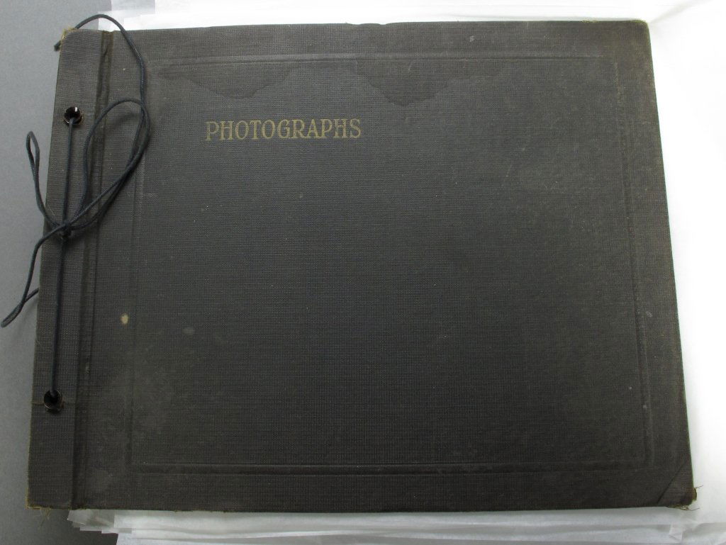 Glover Family Photo Album, Dana Steichen's family: Glover Family Photo Album, family album of Dana Glover Steichen prior to marriage to Edward Steichen, includes family photos, a photo of Dana by Ned Van Buren, a photo of "Baby Opal Windsor" with hand