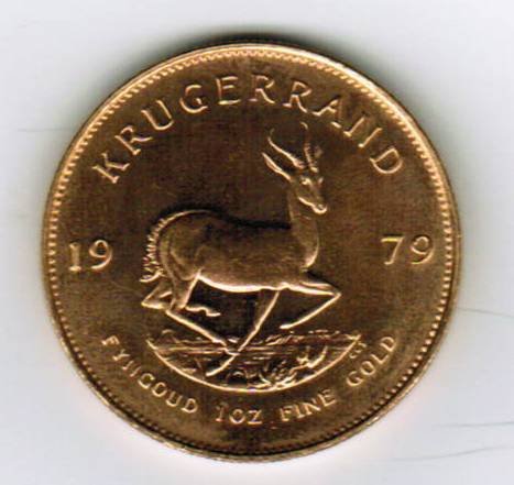 1979 Krugerrand 1 oz Fine Gold Coin - 2