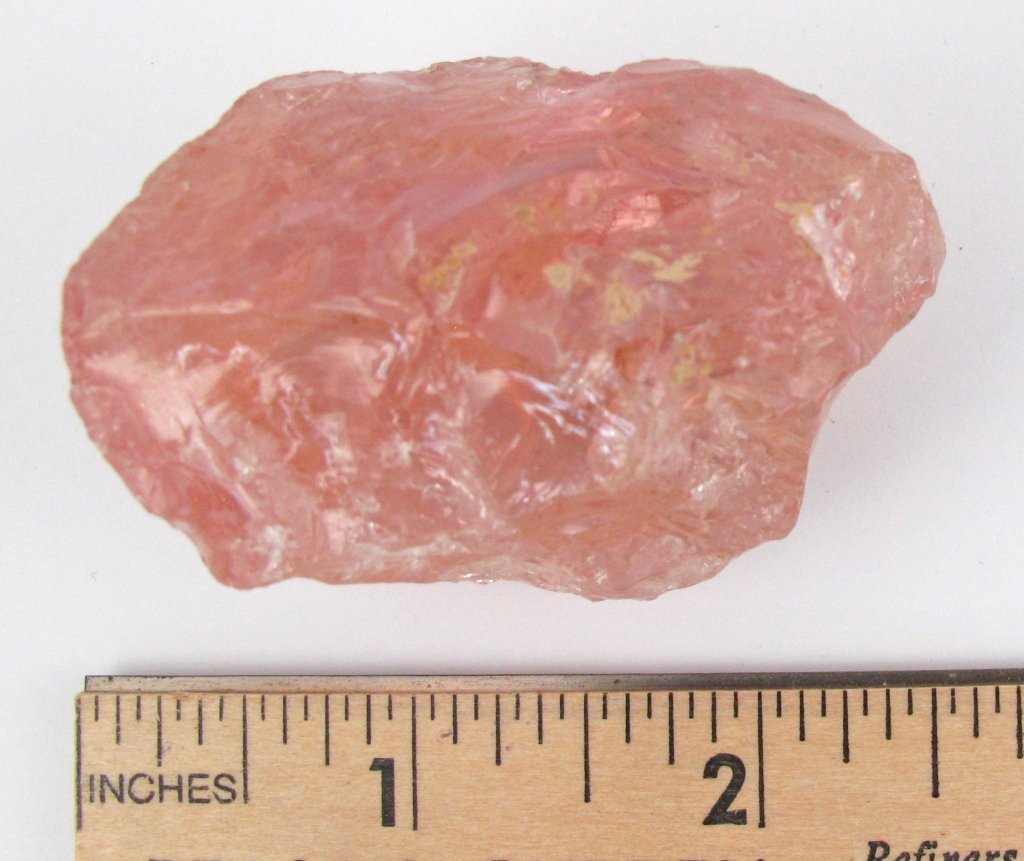 Large Piece Rough Morganite 438 Cts.: Large Piece Rough Morganite 438 Cts.
