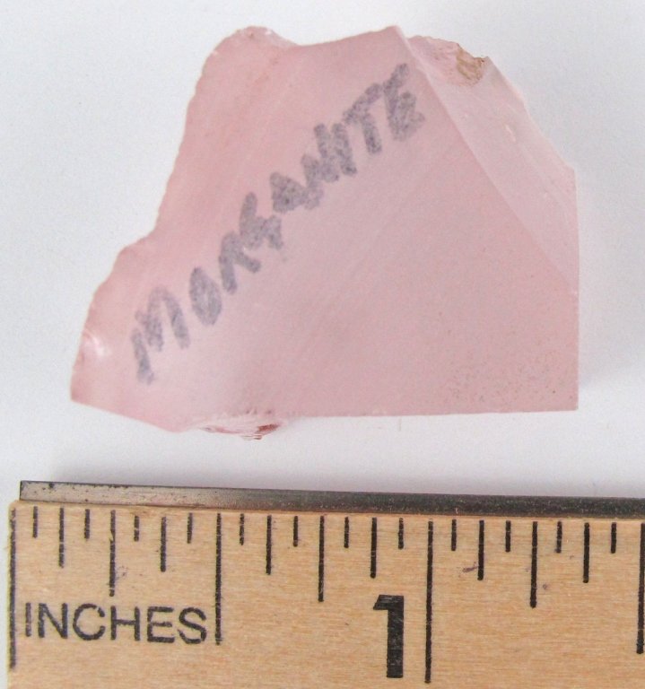 Piece of Rough Morganite 63 Cts.: Piece of Rough Morganite 63 Cts.