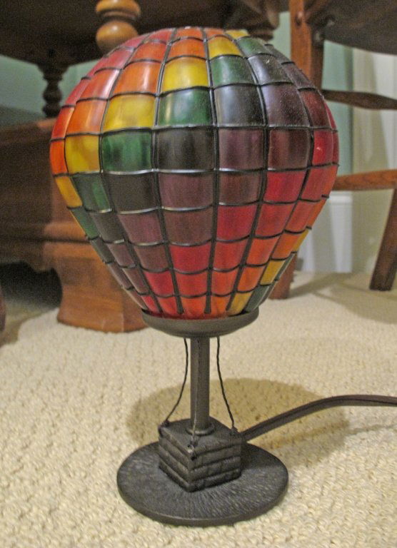 Hot Air Balloon Lamp: Small "Hot Air Balloon" Lamp, H. 8-1/2"