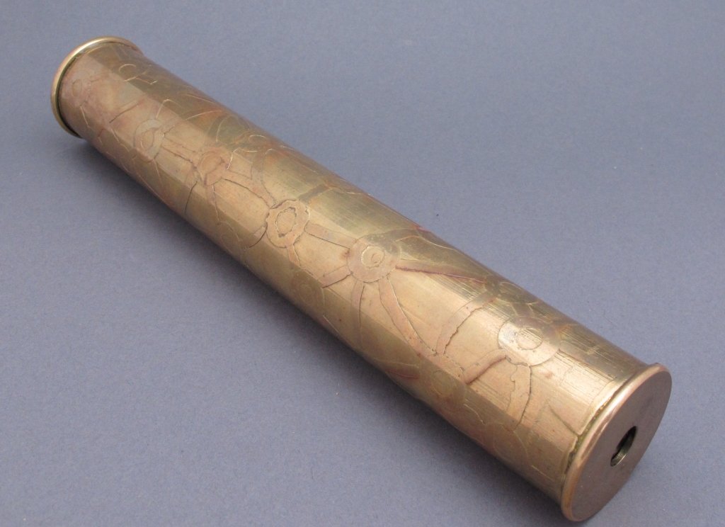 Brass Kaleidoscope: Brass Kaleidoscope, H. 9-1/8"