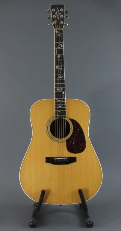 Alvarez Professional Model 5056 Guitar: Alvarez Professional Model 5056 Guitar, Serial # 47967, late 70's early 80's, guitar professionally cleaned and tuned with case, some damage to back lower corner of body (see pictures),