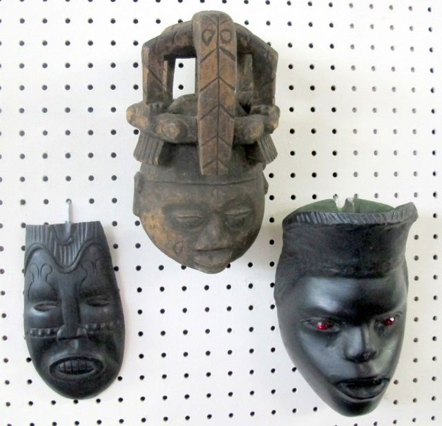 3 Ethnic Masks, Nigerian (1 of 1)