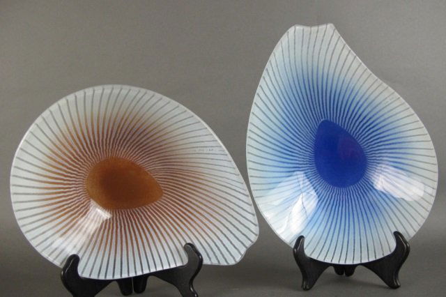 2 Maurice Heaton Art Glass (1 of 3)