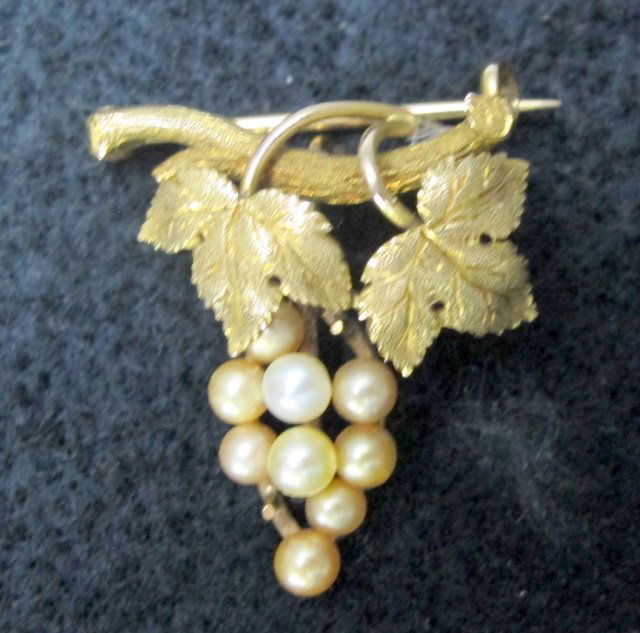 Victorian Pearl Brooch 14K (1 of 2)
