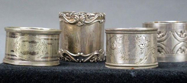 4 - Napkin Rings, 1 sterling (1 of 1)