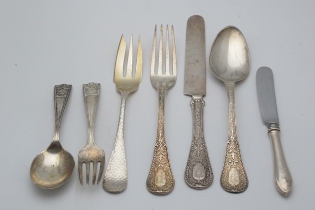 7 Pieces Sterling Flatware (1 of 1)