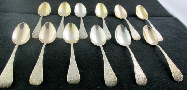 12 Theodore B. Starr Sterling Spoons (1 of 2)