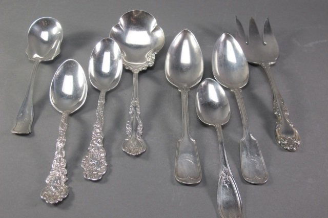 8 Assorted Serving Pcs, 7 Sterling (1 of 1)