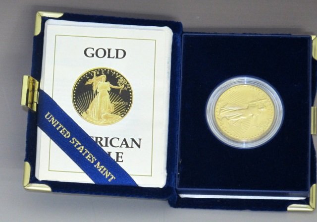 1989 Gold American Eagle (1 of 1)