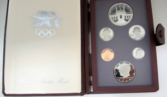 Assorted Silver Coins, 1984 Prestige Set (1 of 6)