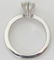 Platinum Solitaire Diamond Engagement Ring - 4