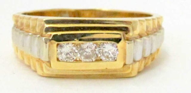 Gent's 14K Diamond Ring 1/2 Cttw (1 of 4)