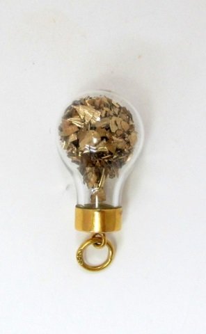 18K Gold Light Bulb Charm (1 of 1)