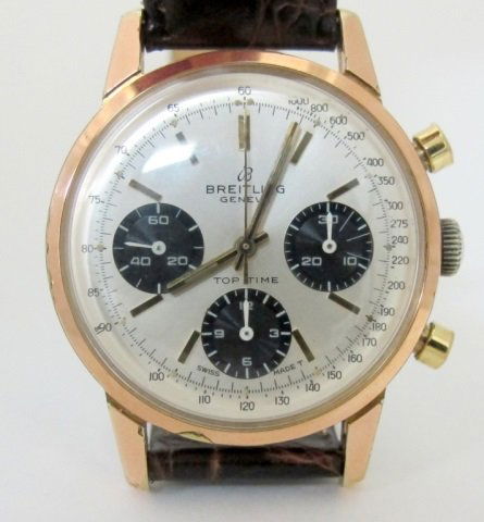 Gent's Vintage Breitling Top Time Wrist Watch (1 of 2)