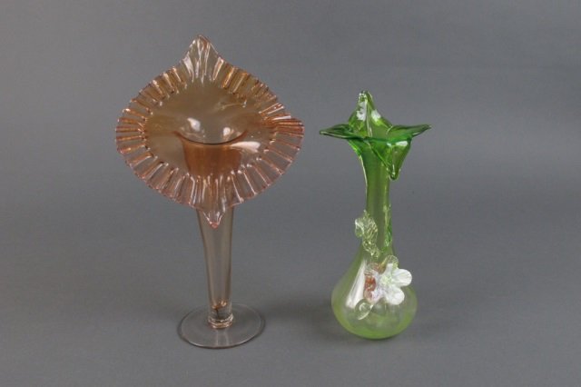 2 Pcs Jack-In-The-Pulpit Vases (1 of 3)
