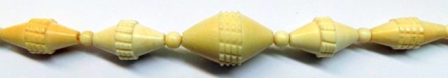 Ivory Necklace Carved Beads (1 of 3)