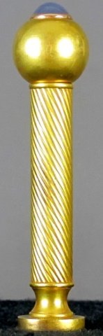 18K/14K Gold,  Blue Star sapphire pencil desk seal (1 of 4)