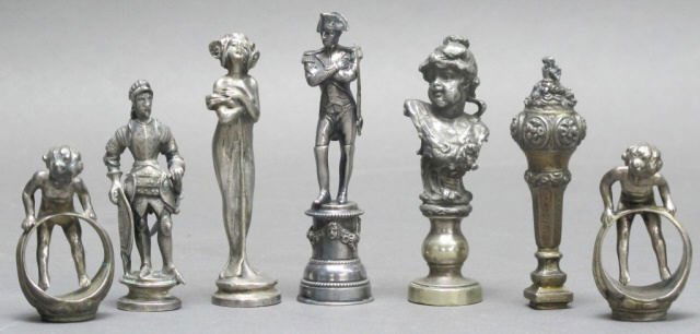 Miscellaneous set of 7, 19 c. desk seals (1 of 2)