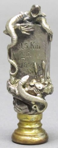 Continental German silver desk seal (1 of 3)