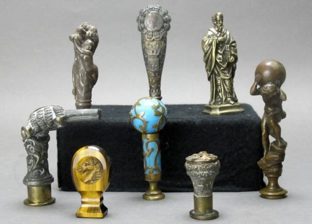 Group of 8 continental desk seals (1 of 2)