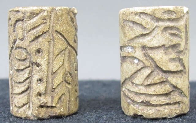 Group of 2 Western Asiatic Sumerian Cylinder seals (1 of 5)
