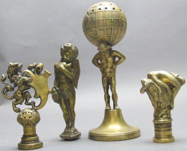 Group of 4, 19 c. Continental desk seals (1 of 10)