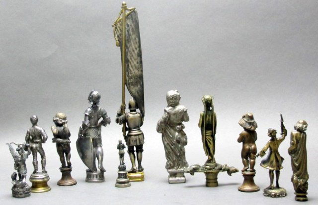 Group of 11, 19 c. Continental desk seals (1 of 1)