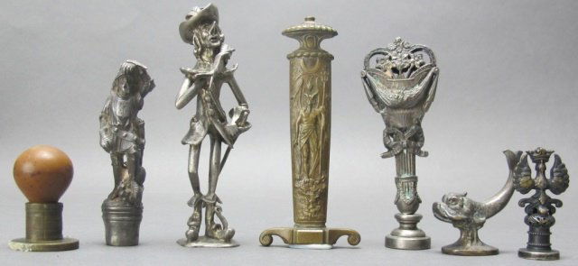 Group of 7, 19 c. Continental desk seals (1 of 2)