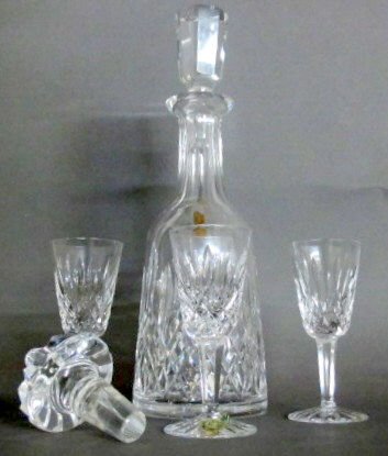 Waterford Lismore Decanter/Cordials, Extra Stopper (1 of 2)