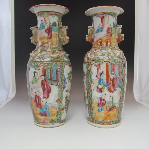 Pair of Asian Vases, 20th C. (1 of 3)