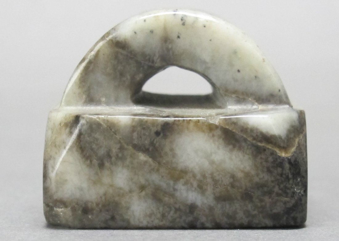 Carved jade nephrite stamp seal (1 of 4)