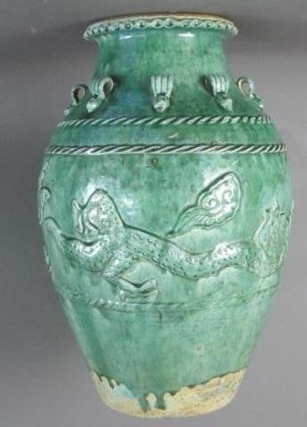 Large 17th/18th C. Chinese Martaban Storage Jar (1 of 10)