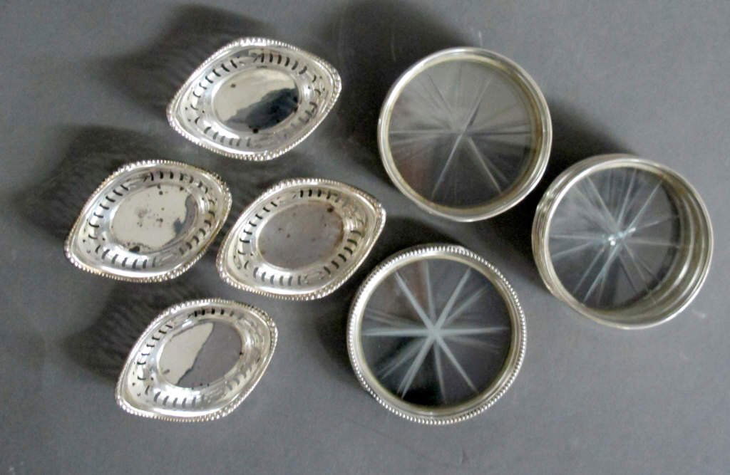 Sterling Coasters and Nut Dishes (1 of 6)