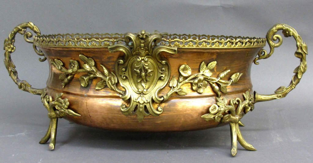 Copper and Brass Decorative Center Bowl (1 of 5)