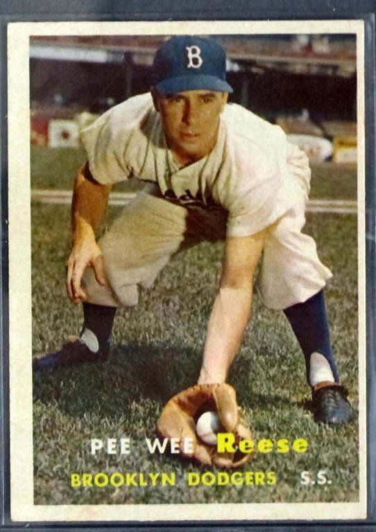 1957 TOPPS Baseball Card (1 of 2)