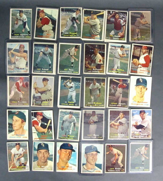 44 - 1957 TOPPS Baseball Cards (1 of 5)