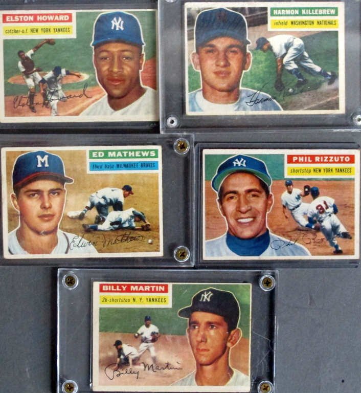 5 - 1956 TOPPS Baseball Cards (1 of 2)