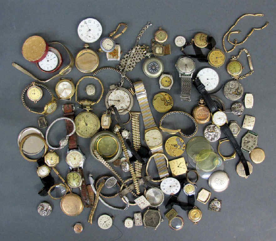 Lot of Assorted Watches/Parts Etc. (1 of 1)