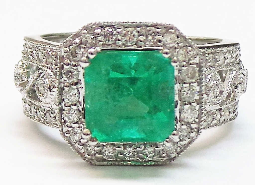 Emerald And Diamond Ring (1 of 5)