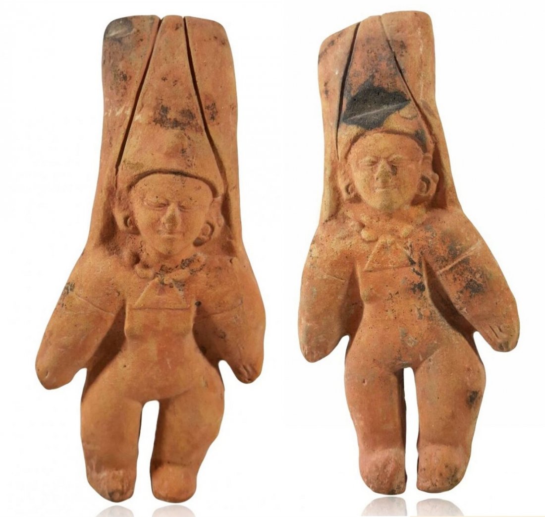 Pair of Pre-Columbian JamaCoaque Figures (1 of 1)