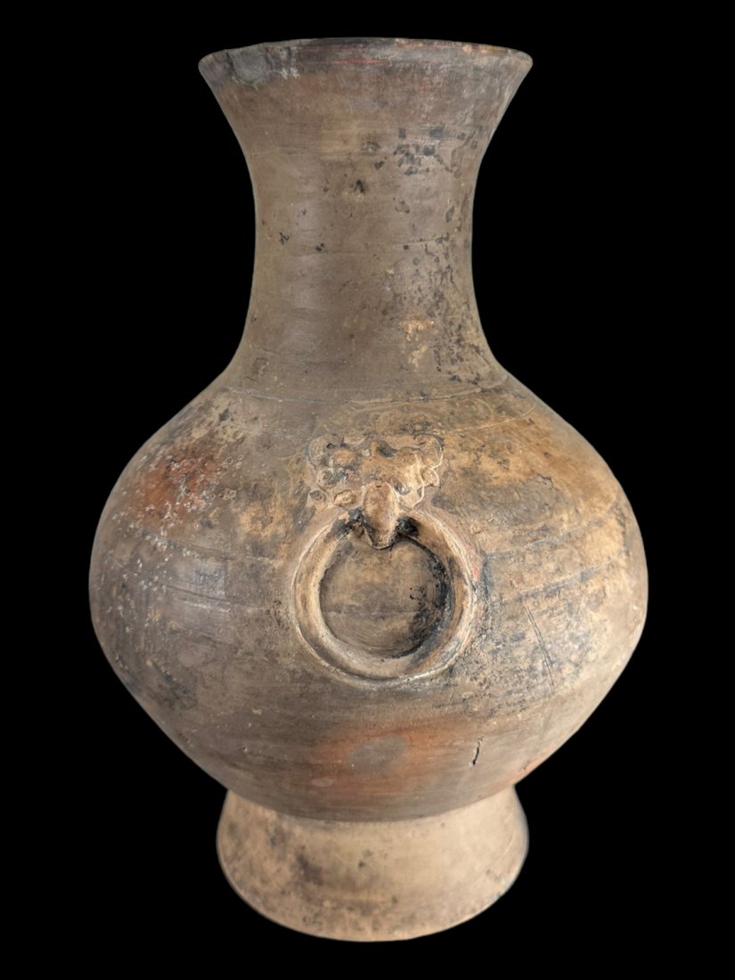 Ancient Chinese Han Dynasty Pottery Hu Vessel (1 of 5)