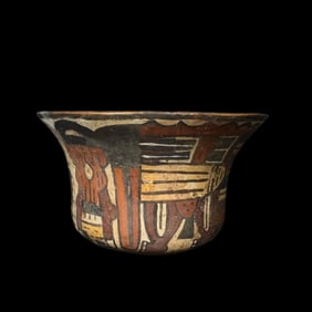 Pre-Columbian Nazca Polychrome Pottery Vessel - TL tested