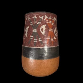 Pre-Columbian Nazca Polychrome Pottery Kero - TL Tested