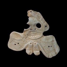 Pre-Columbian Taino Shell Pectoral