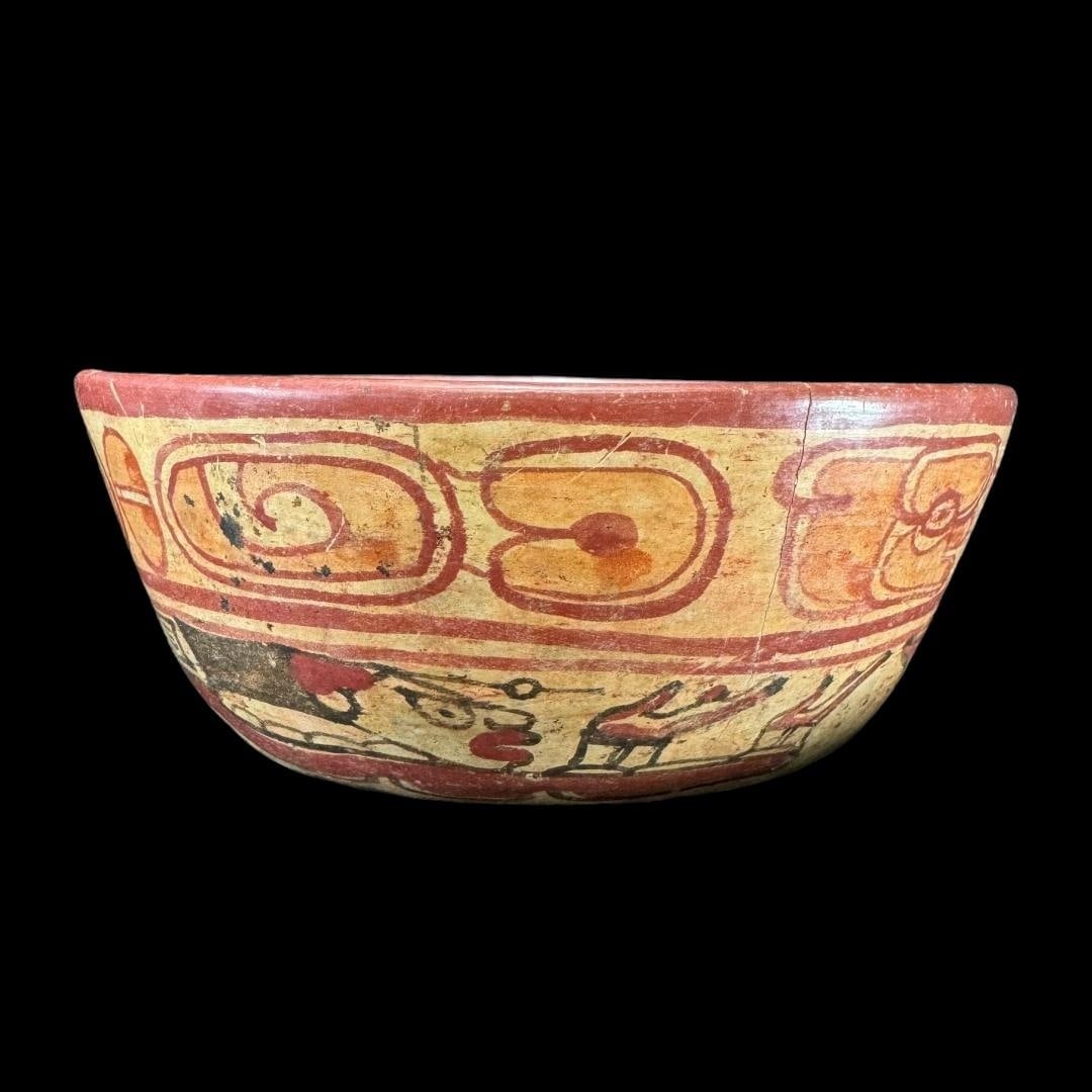 Pre-Columbian Maya pottery copador bowl (1 of 8)